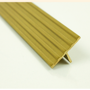 Nẹp đồng T35 gân- Chống  trơn trượt cho cầu thang, bậc tam cấp